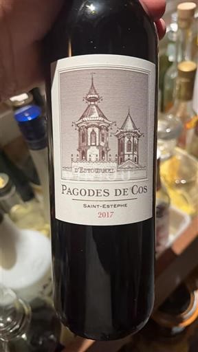 Bordeaux Saint-Estèphe Cos Estournel Les Pagodes de Cos 2017