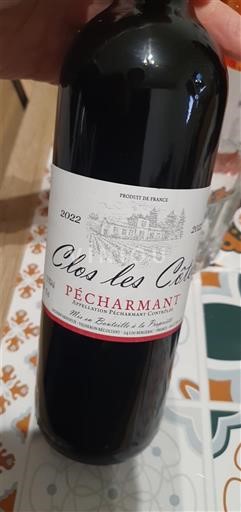 Sudoeste Pécharmant Clos Les Côtes 2022