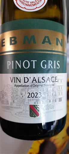 Alsace Hebmann Pinot Gris 2023