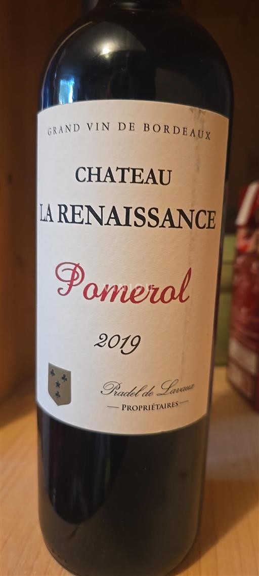 Bordeaux Pomerol Château La Renaissance 2019