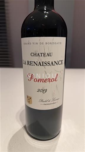 Bordeaux Pomerol Château La Renaissance 2019