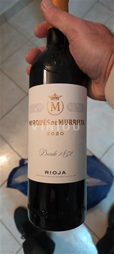La Rioja Rioja Marqués De Murrieta 2020