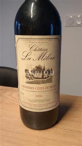 Bordeaux Ikke specificeret Château La Mélorie 1990