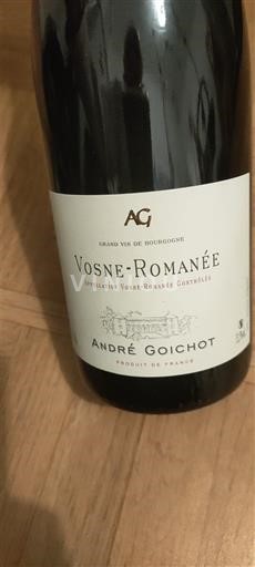 Borgoña Vosne-romanée André Goichot 2020