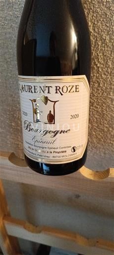 Borgonha Borgonha Epineuil Laurent Roze 2020