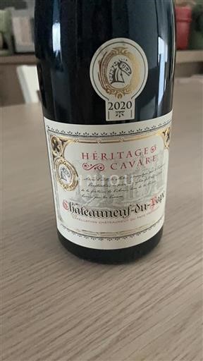 Rhône-dalen Châteauneuf-du-Pape Cavare Héritage 2020