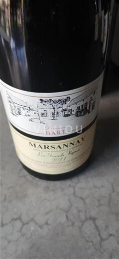 Bourgogne Marsannay Domaine Bart Les Grands Vignes 2011