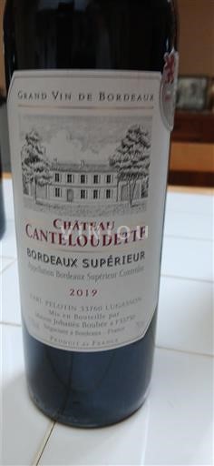 Bordeaux Bordeaux Supérieur Château Canteloudette 2019