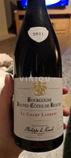 Burgundy Hautes-Côtes de Beaune Château Philippe Le Hardi Le Champ Lambert 2021