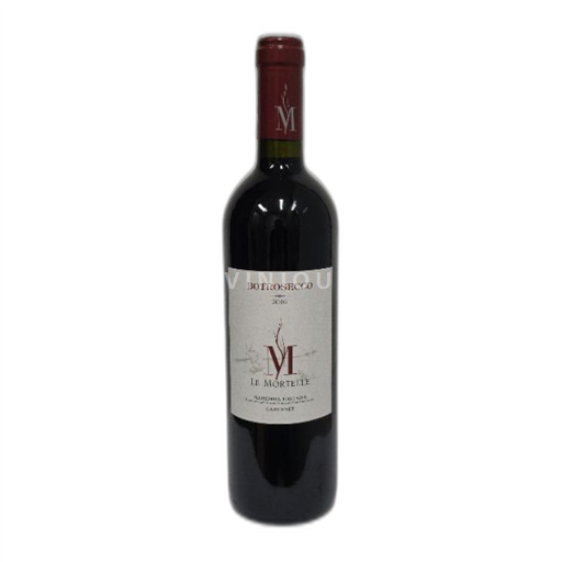 Vin Rouge sec Botrosecco Le Mortelle 2016 Italie Toscane DOC