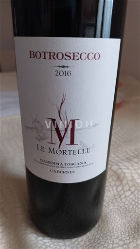 Toscana Ikke specificeret Le Mortelle Botrosecco 2016