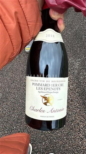 Borgoña Pommard Premier Cru Charles Antonin Les Epenots 2018