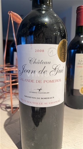 Bordeaux Lalande-de-Pomerol Château Jean De Gué 2008
