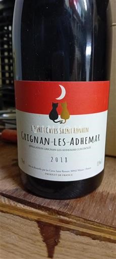 Rhône-dalen Grignan-les-Adhémar L'esprit Caves Saint Romain 2018