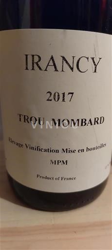 Borgogna Irancy Trou Mombard 2017