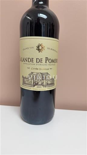 Bordeaux Lalande-de-Pomerol Isabelle 2021