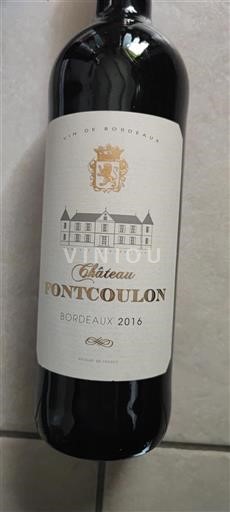 Burdeos Bordeaux Château Fontcoulon 2016