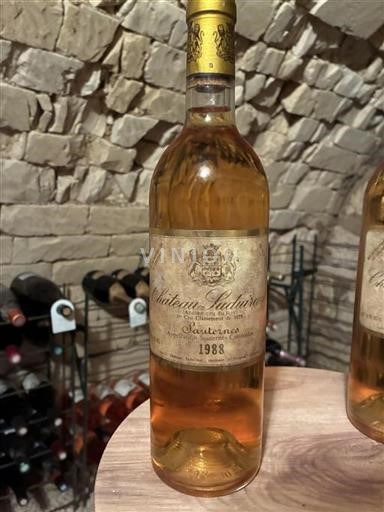 Burdeos Sauternes Grand Cru Château Suduiraut 1988