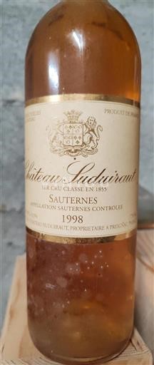 Бордо Сотерн Premier Cru Château Suduiraut 1998