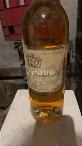 Bordéus Sauternes Premier Cru Château Suduiraut 1998