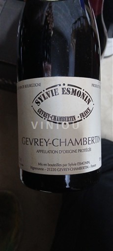 Bourgogne Gevrey-chambertin Sylvie Esmonin 2018