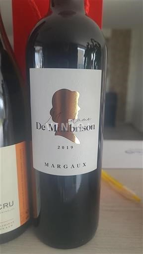Bordéus Margaux Château Monbrison Madame 2019