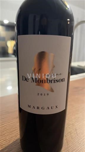Bordeaux Margaux Château Monbrison Madame 2019
