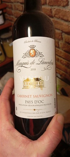 Languedoc-Roussillon Pays d'Oc Marquis De Lancelot 2018