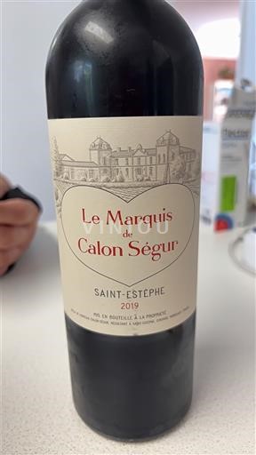 Bordeaux Saint-Estèphe Calon Ségur Le Marquis de Calon Ségur 2019