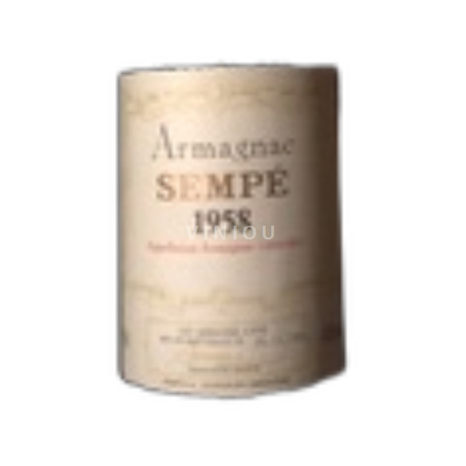 Armagnac XO Bas Armagnac Sempé 67a - 1958 Pháp Tây Nam Bas-Armagnac