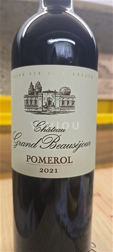 Bordeaux Pomerol Château Grand Beauséjour 2021