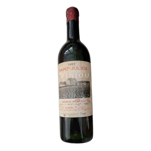 Bordeaux Saint-Julien Château Glana 1957