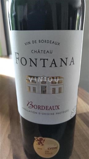 Bordeaux Château Fontana 2019