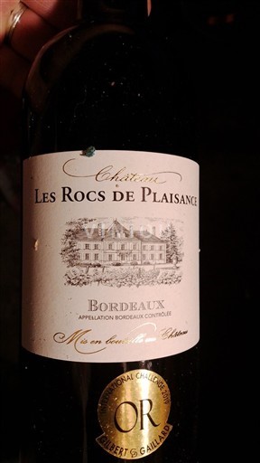 Bordeaux Château Les Rocs De Plaisance 2019