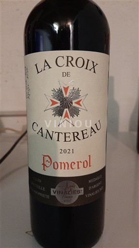 Bordeaux Pomerol La Croix De Cantereau 2021