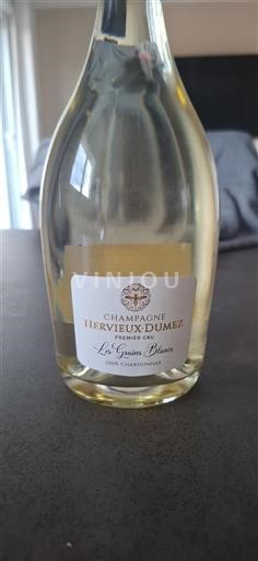 Champaña Champán Premier Cru Hervieuxdumez Les Grains Blancs 2022