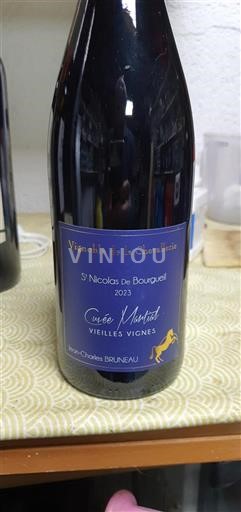 Loire Valley Saint-Nicolas-de-Bourgueil Vignoble De La Chevallerie Martiat Vieilles Vignes 2023