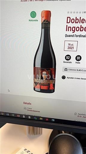 Castilien-La Mancha Jumilla Dobleperez Ingobernable 2021