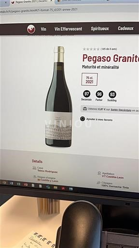 Kastilien och León Ospecificerad Telmo Rodríguez Pegaso Granito 2021