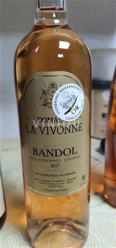 Provenza Bandol Domaine La Vivonne 2017