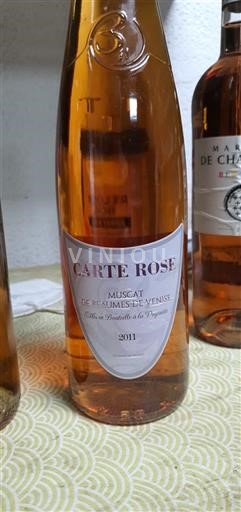 Valle del Rodano Moscato di Beaumes-de-Venise Carte Rose 2011