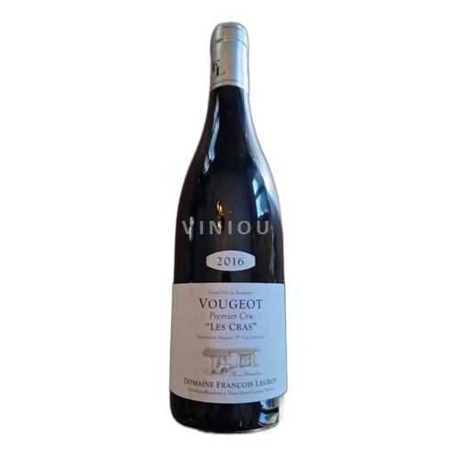 Burgundi Vougeot Premier Cru Domaine François Legros Les Cras 2016