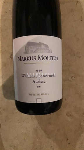 Mosela Markus Molitor Wehlener Sonnenuhr Auslese 2019
