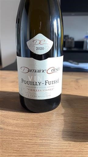 Bourgogne Pouilly-fuissé Corsin Vieilles Vignes 2020