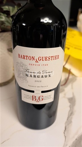 Bordeaux Margaux Barton & Guestier Terrasses des Dames 2022