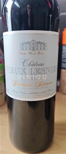 Bordeaux Bordeaux Supérieur Château Vieux Lesnier 2014