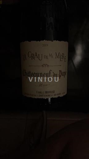 Rhônedalen Châteauneuf-du-Pape Famille Mayard La Crau de ma Mère 2019