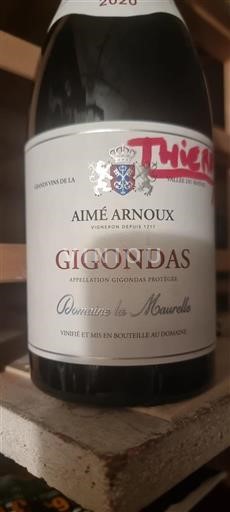 Rhônedalen Gigondas Aimé Arnoux Domaine la Maurelle 2020