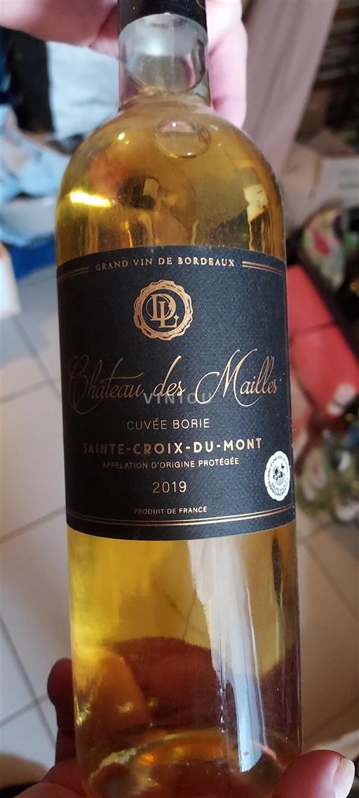 Bordeaux Sainte-Croix-Du-Mont Château Des Mailles Borie 2019