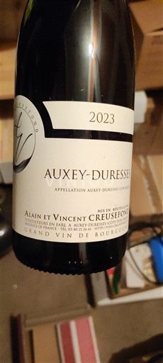 Burgundy Auxey-Duresses Alain Et Vincent Creusefond 2023